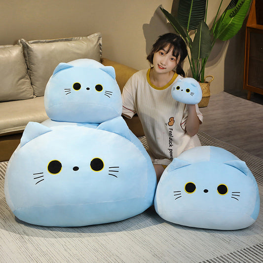 Cute Soft Cat Dumpling Pillow Plush Toy